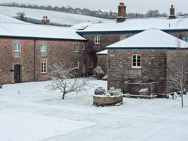 Snow at Higher Compton Barton